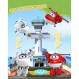 슈퍼윙스 5" 변형 캐릭터 4팩, 결합 제트, 폴, 아스트라, 도니 비행기 장난감 플레이 세트, 차량 액션 피규어, 슈퍼윙스 변형 비행기에서 로봇으로, 3세 이상 어린이를 위한 선물