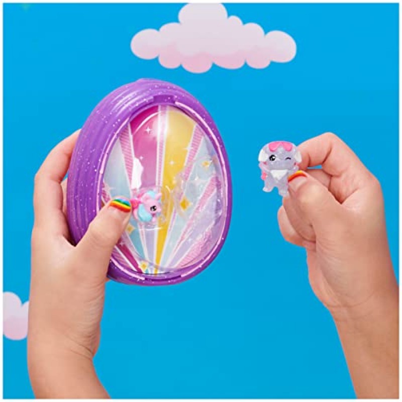 Hatchimals CollEGGtibles, 계란 플레이 세트가 포함된 플레이데이트 팩, 캐릭터 4개 및 액세서리 2개(스타일은 다를 수 있음), 5세 이상 여아용 아동 장난감