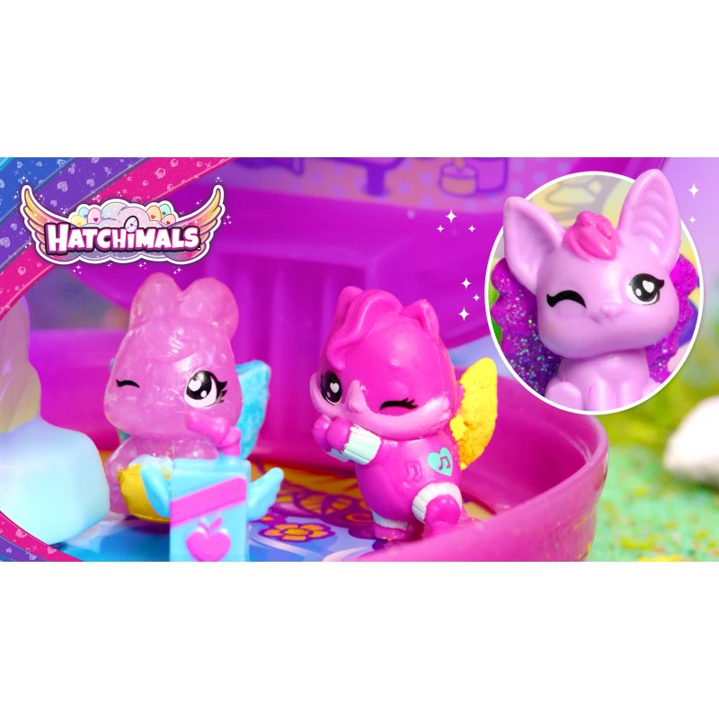 Hatchimals CollEGGtibles, 계란 플레이 세트가 포함된 플레이데이트 팩, 캐릭터 4개 및 액세서리 2개(스타일은 다를 수 있음), 5세 이상 여아용 아동 장난감