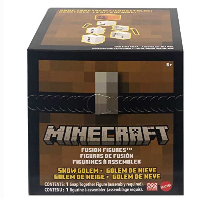 Mattel Minecraft Fusion 피규어 Craft-a-Figure 세트, 가지고 놀고, 거래하고, 수집할 수 있는 나만의 Minecraft 캐릭터 만들기, 6세 이상 어린이를 위한 장난감