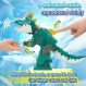슈퍼윙스 - 공룡 장난감 티노, 시즌 6 새로운 캐릭터, 물 안개가 있는 디나소르 액션 피규어, 번쩍이는 빛, 포효, 3-5세 또는 3세 이상 어린이를 위한 공룡 장난감