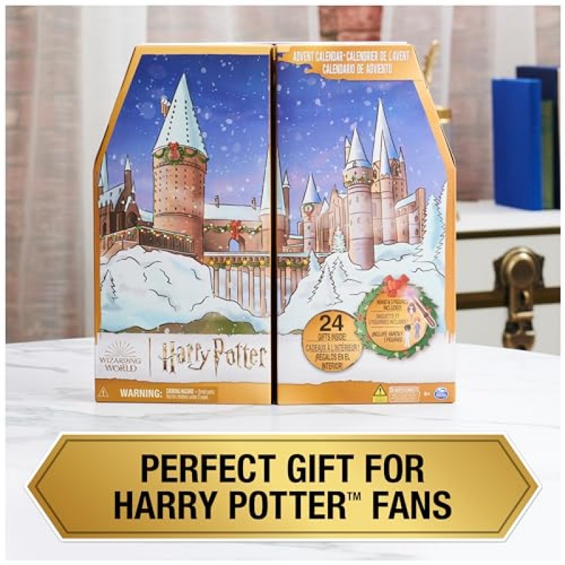 Wizarding World Harry Potter, Magical Minis Advent Calendar 2023(24개 선물 포함), 서프라이즈 장난감 크리스마스 카운트다운 달력, 6세 이상 어린이용 장난감