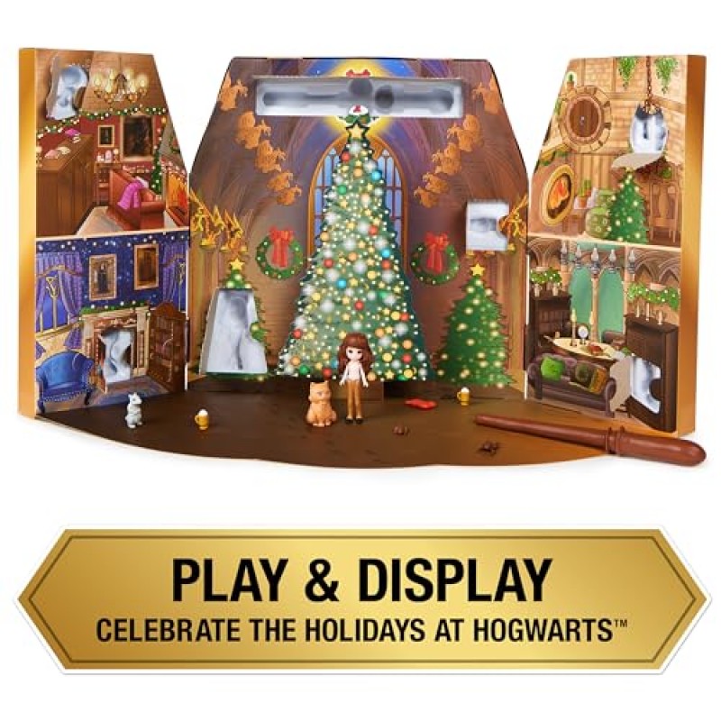 Wizarding World Harry Potter, Magical Minis Advent Calendar 2023(24개 선물 포함), 서프라이즈 장난감 크리스마스 카운트다운 달력, 6세 이상 어린이용 장난감