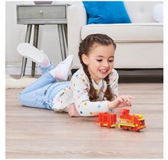 Mighty Express, 작업 도구 및 화물차가 포함된 화물 Nate 전동 장난감 기차, 3세 이상 어린이용 장난감, 여러 색상