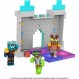 마인크래프트 크리에이터 시리즈 플레이 세트 파티 슈프림 궁전 장난감, 조명, 음악 및 3.25인치 액션 피규어 포함, 멀티컬러