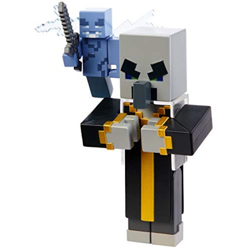 Mattel Minecraft Comic Maker 멀티팩 공격 세트(Evoker 및 Vexes 포함), Minecraft 비디오 게임 기반, 6세 이상 여아 및 남아용 장난감