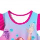 어린 소녀 인어 2023 의상 공주 드레스 소녀를위한 옷 프릴 슬리브 홈 셔츠 착용 어린이를위한