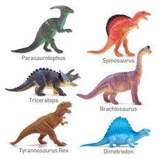 Peruser Dinosaurs Toys 12팩 5인치 ~ 7인치 공룡 책, 어린이 및 유아용 현실적인 공룡 피규어 - 훌륭한 선물 세트, 생일 선물 또는 파티 선물!