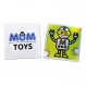 MOTIONRUSH 블루이 베스트 프렌즈 4팩 장난감 피규어 번들, 마이 아울렛 몰 스티커 2개 포함