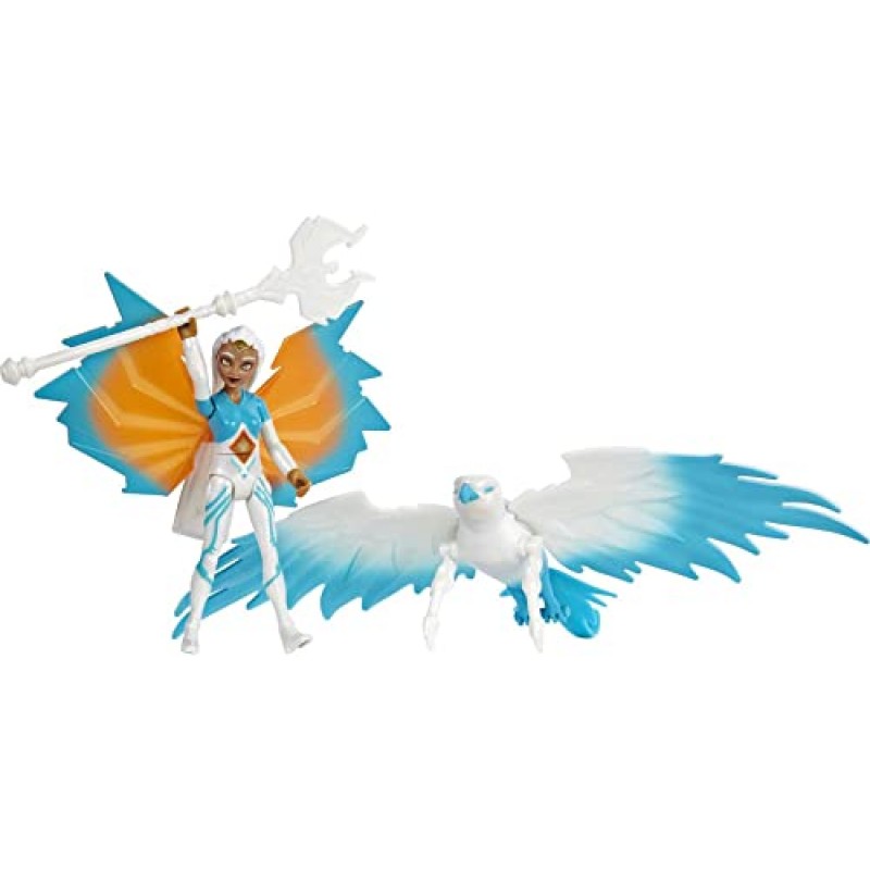 우주의 주인 히맨과 소서리스 피규어 및 날개 달린 팔콘 차량 세트는 모투에서 영감을 받았습니다. 넷플릭스 애니메이션 시리즈, 4세 이상을 위한 수집용 장난감 선물