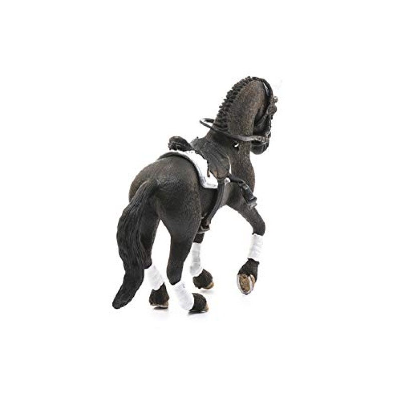 Schleich Horse Club 4피스 토너먼트 승마 종마 플레이 세트 - 액세서리가 포함된 현실적인 종마 말 토너먼트 조각상, 소년 소녀용 선물, 5세 이상