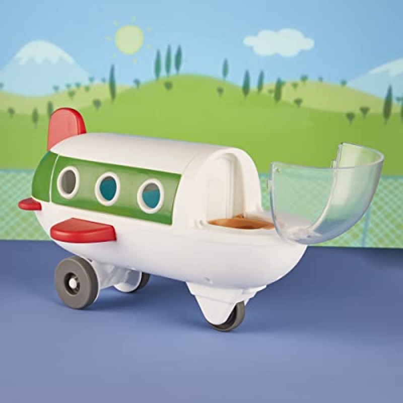 페파 피그 페파의 모험 에어 페파 비행기 차량 롤링 휠이 있는 유치원 장난감, 피규어 1개, 액세서리 1개; 3세 이상