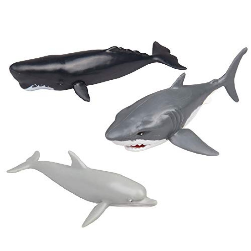 Wild Kratts Swimmers 액션 피겨 장난감, 4팩 - 크리처 파워 활성화 - 공식 라이선스 - 수집용 피규어 및 디스크 - 4개 세트 - 어린이를 위한 훌륭한 선물 - 3세 이상