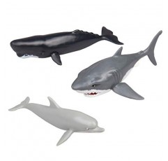 Wild Kratts Swimmers 액션 피겨 장난감, 4팩 - 크리처 파워 활성화 - 공식 라이선스 - 수집용 피규어 및 디스크 - 4개 세트 - 어린이를 위한 훌륭한 선물 - 3세 이상