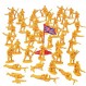 육군 남자 장난감 액션 피규어 - 26가지 포즈의 미국, 영국, 독일, 일본 군인이 포함된 202개 조각, 어린이를 위한 재미있는 선물 척 놀이 또는 디오라마