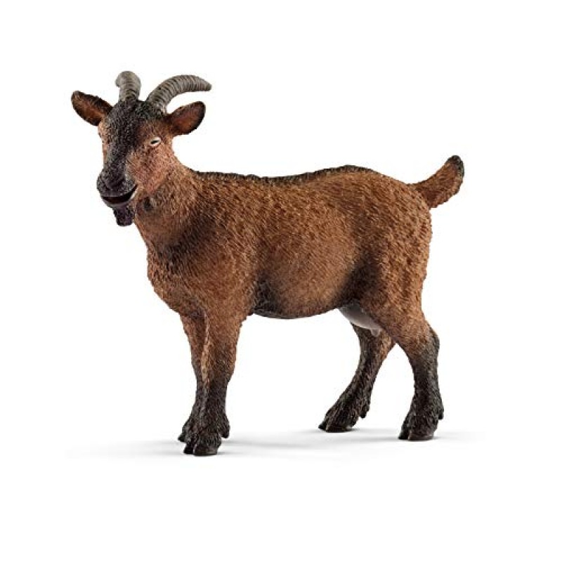 Schleich Farm World 농장 동물 말, 소, 황소, 염소, 오리 및 돼지 입상 플레이 세트 - 6피스 현실적이고 내구성이 뛰어난 동물 인형, 3세 이상 어린이 및 유아를 위한 선물