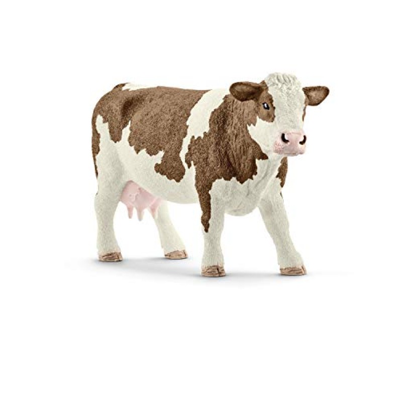 Schleich Farm World 농장 동물 말, 소, 황소, 염소, 오리 및 돼지 입상 플레이 세트 - 6피스 현실적이고 내구성이 뛰어난 동물 인형, 3세 이상 어린이 및 유아를 위한 선물