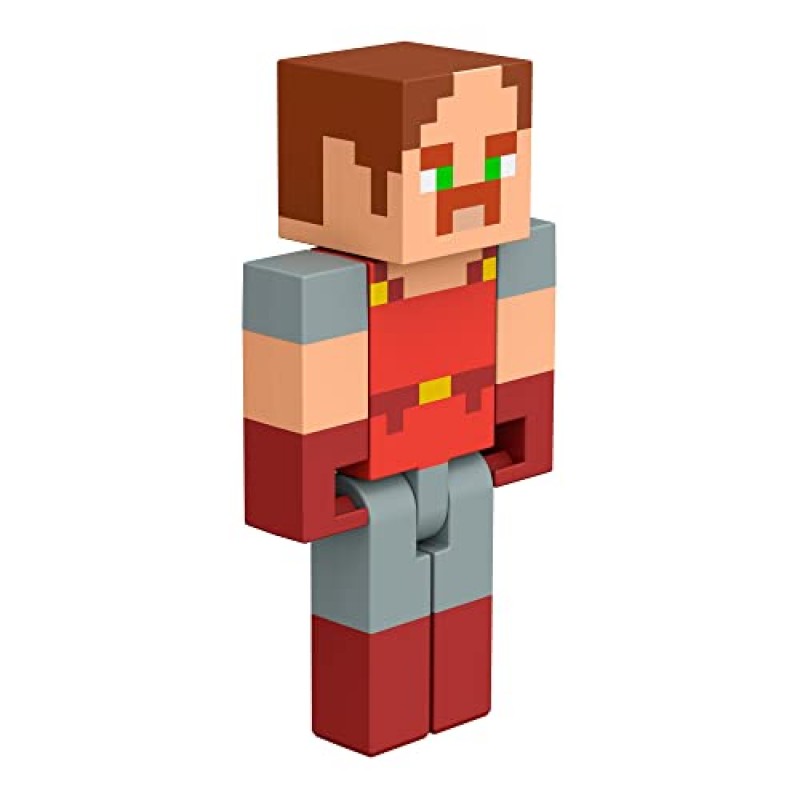 Mattel Minecraft Fusion 피규어 Craft-a-Figure 세트, 가지고 놀고, 거래하고, 수집할 수 있는 나만의 Minecraft 캐릭터 만들기, 6세 이상 어린이를 위한 장난감