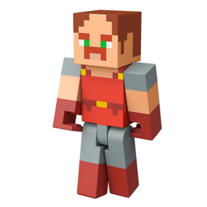 Mattel Minecraft Fusion 피규어 Craft-a-Figure 세트, 가지고 놀고, 거래하고, 수집할 수 있는 나만의 Minecraft 캐릭터 만들기, 6세 이상 어린이를 위한 장난감