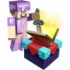 3.25인치 스티브 피겨 및 액세서리가 포함된 Mattel Minecraft 매혹적인 방, 스토리텔링 모험 플레이 세트, 완전한 상자 속 놀이 세트, 6세 이상 어린이를 위한 선물
