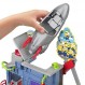 Imaginext Minions 3세 이상 미취학 아동을 위한 Minion Otto 피규어 및 장난감 로켓이 포함된 Gru Gadget Lair 플레이 세트의 부상