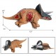 EOIVSH 플라스틱 공룡 장난감 세트, 전투로 손상된 트리케라톱스 피규어 및 트리케라톱스 시체, 컬렉션 선물용 현실적인 교육용 공룡 피규어, 파티 호의, 어린이 장난감, 크리스마스 생일 선물