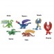Safari Ltd. Lair Of The Dragons 컬렉션 1 디자이너 투브 - 판타지 테마 플레이용 미니어처 드래곤 피규어 6개, 소년, 소녀 및 어린이 연령 3세 이상