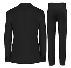 Antonio Uomo 남성 정장 클래식 핏 - 싱글 브레스트 재킷, 조끼 및 바지가 포함된 남성 3피스 정장