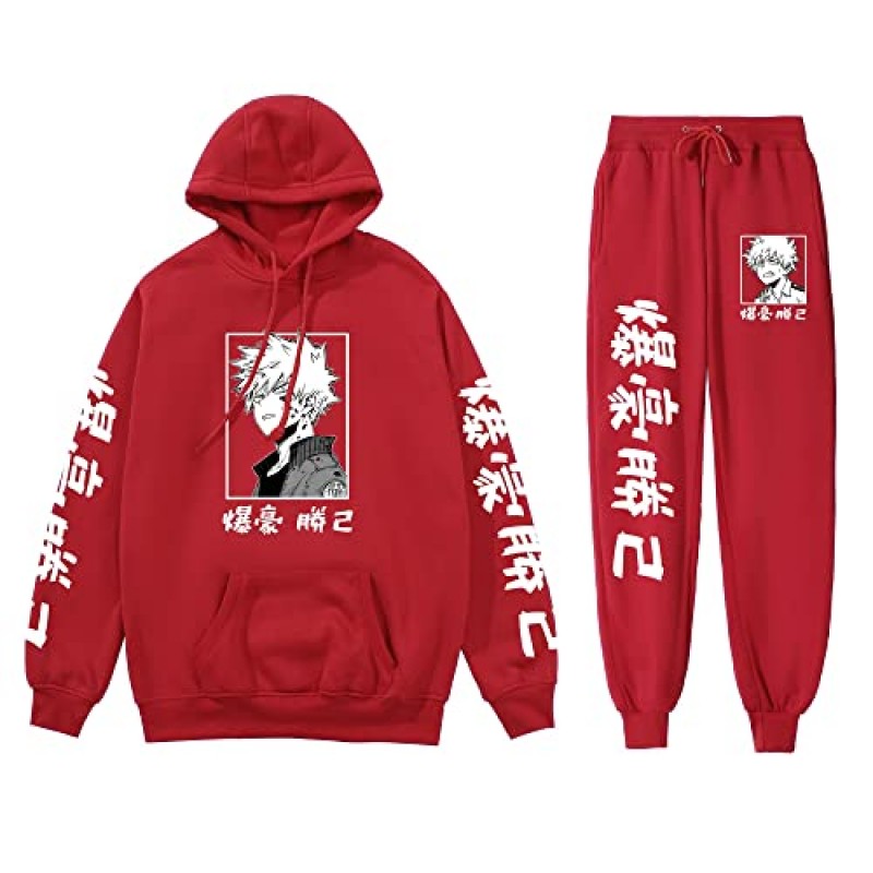 Vivimeng Anime 후드 티 및 트레이닝 복 남성용 여성용 코스프레 후드 티셔츠 Tracksuits Suit