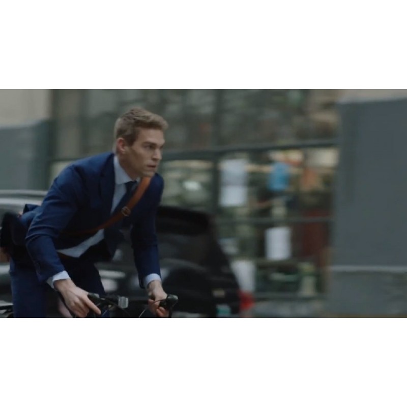 Cole Haan 남성 슬림핏 수트