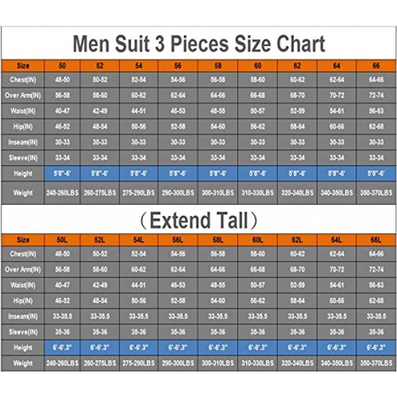 GATMSTZ 남성용 정장 빅 톨 3피스 정장 2버튼 웨딩 재킷 조끼 바지 블랙