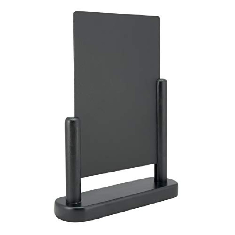 Securit Elegant Tabletop Blackboard Model A4 검정 & 흰색 액체 분필 마커 4개 세트 파인 팁