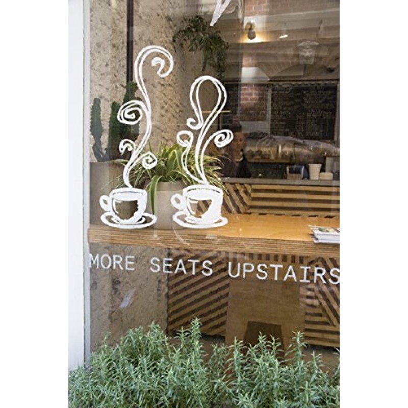 Securit Elegant Tabletop Blackboard Model A4 검정 & 흰색 액체 분필 마커 4개 세트 파인 팁