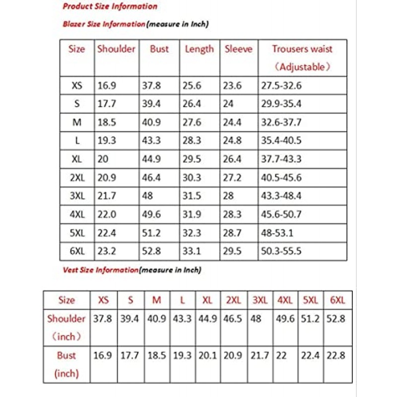 남성용 3피스 캐주얼 복장 정장 슬림핏 세련된 블레이저 코트 재킷 & 조끼 & 바지