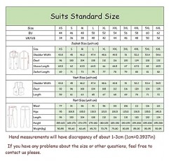 남성용 정장 턱시도 슬림 피트 3 조각 정장 턱시도 자켓 조끼 바지 파티, 결혼식 및 비즈니스용 세트