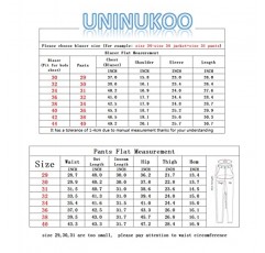 UNINUKOO 남성 정장 2 조각 더블 브레스트 턱시도 정장 슬림 피트 웨딩 파티 드레스 정장 남성용 미국 사이즈 36 라이트 핑크