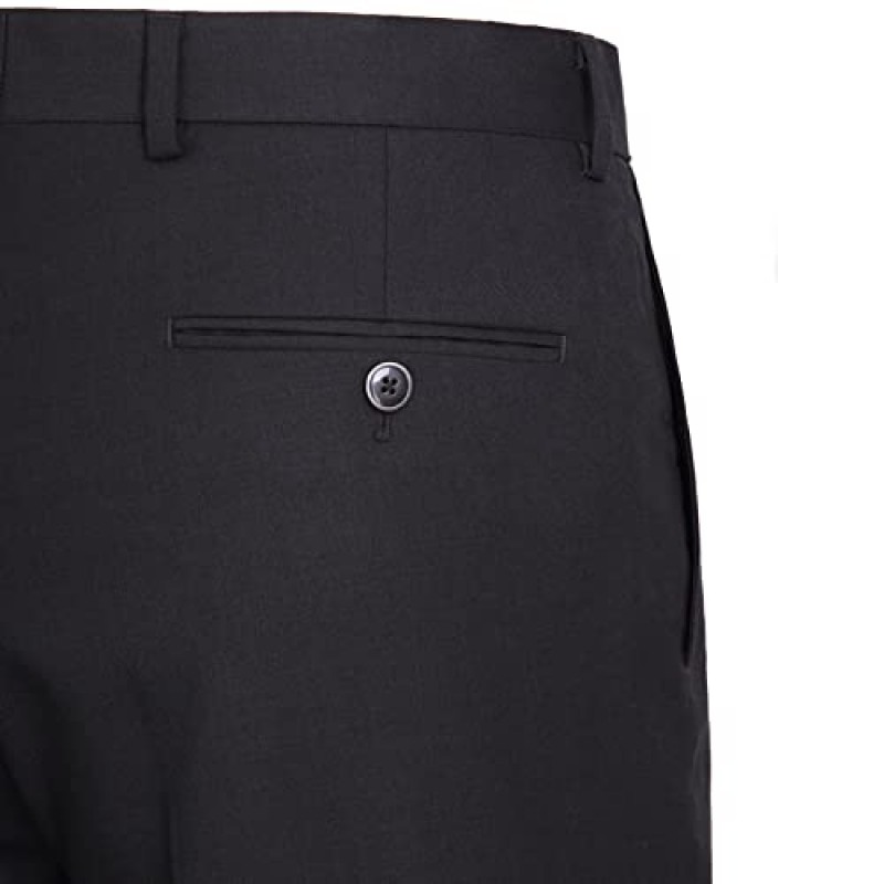 P&L 남성용 프리미엄 슬림핏 2피스 비즈니스 웨딩 댄스 파티 정장 재킷 블레이저 턱시도 & 바지 세트 다크 그레이