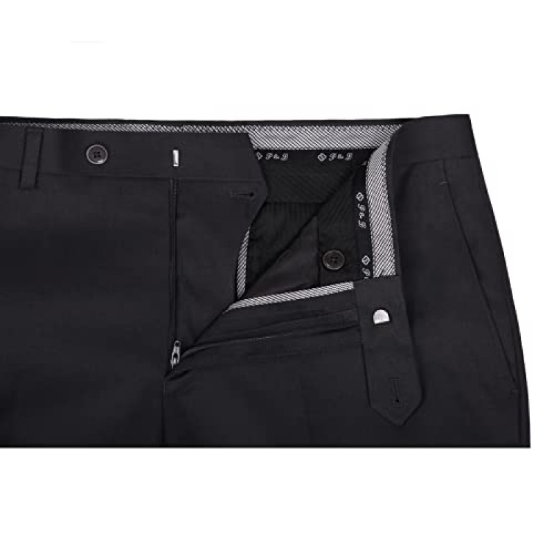 P&L 남성용 프리미엄 슬림핏 2피스 비즈니스 웨딩 댄스 파티 정장 재킷 블레이저 턱시도 & 바지 세트 다크 그레이