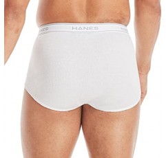 Hanes 남성용 태그리스 화이트 브리프(ComfortFlex 허리밴드 포함), 멀티팩 이용 가능