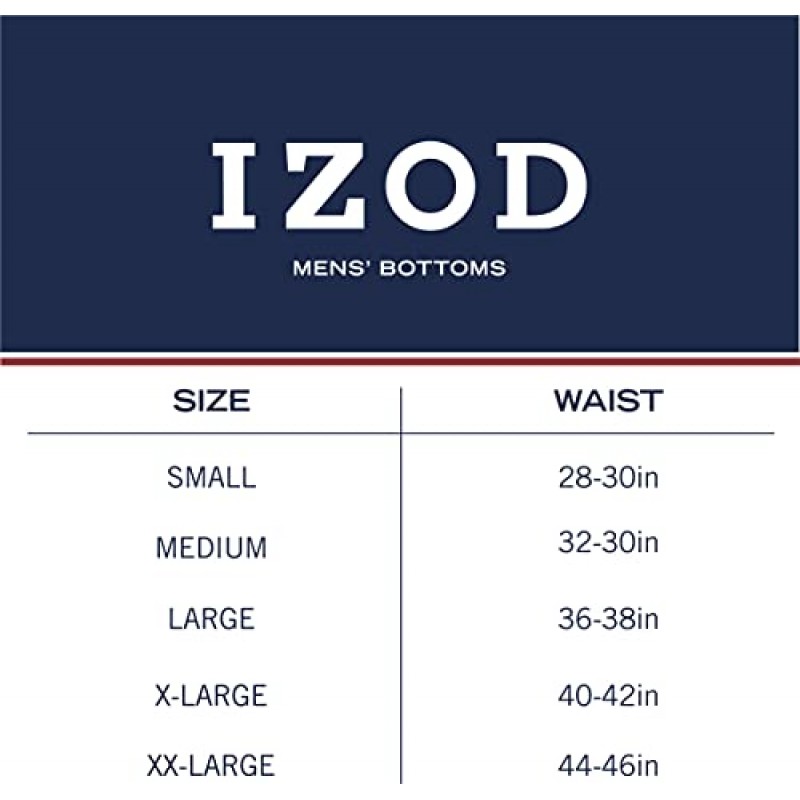 IZOD 남성용 4pk 니트 복서