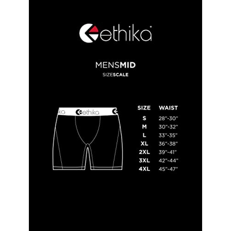 Ethika 남성 스테이플 복서 브리프 | 스택달러와 현금