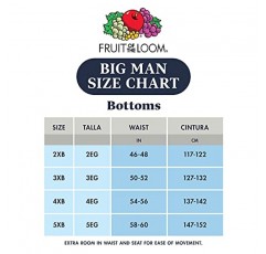 Fruit of the Loom 남성용 크고 큰 태그 없는 속옷