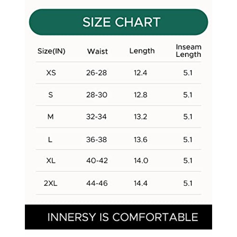 INNERSY 남성용 복서 브리프 코튼 신축성 속옷 일주일간 7팩