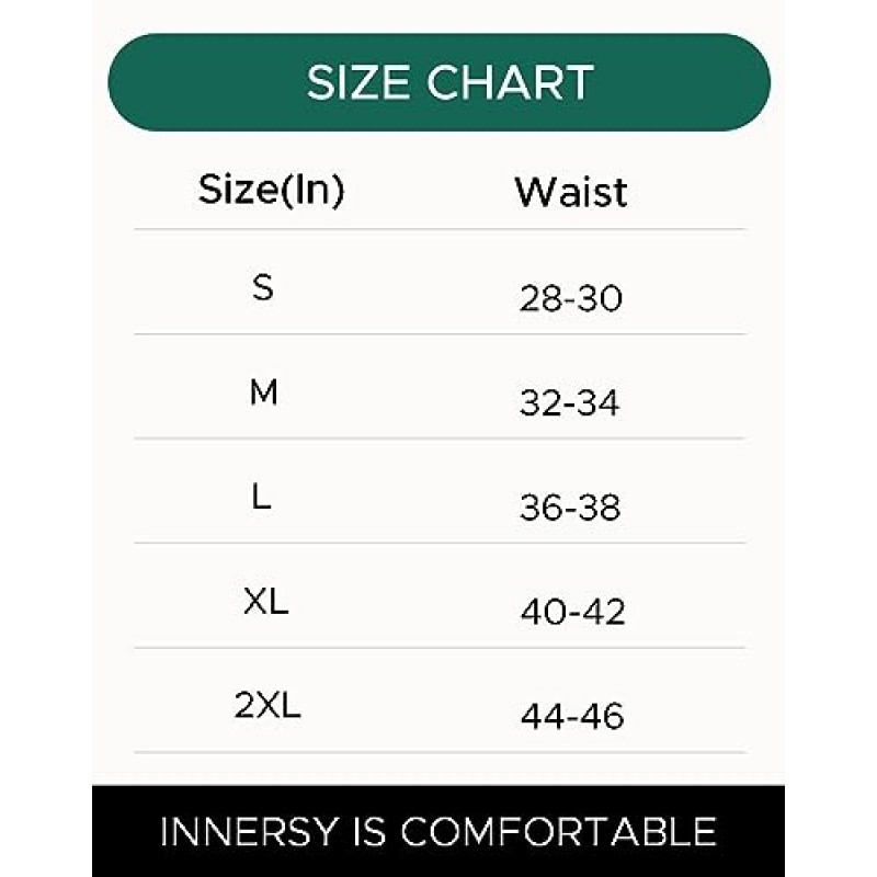 INNERSY 남성용 코튼 언더웨어 클래식 풀 라이즈 브리프 오픈 플라이 언더웨어 4팩