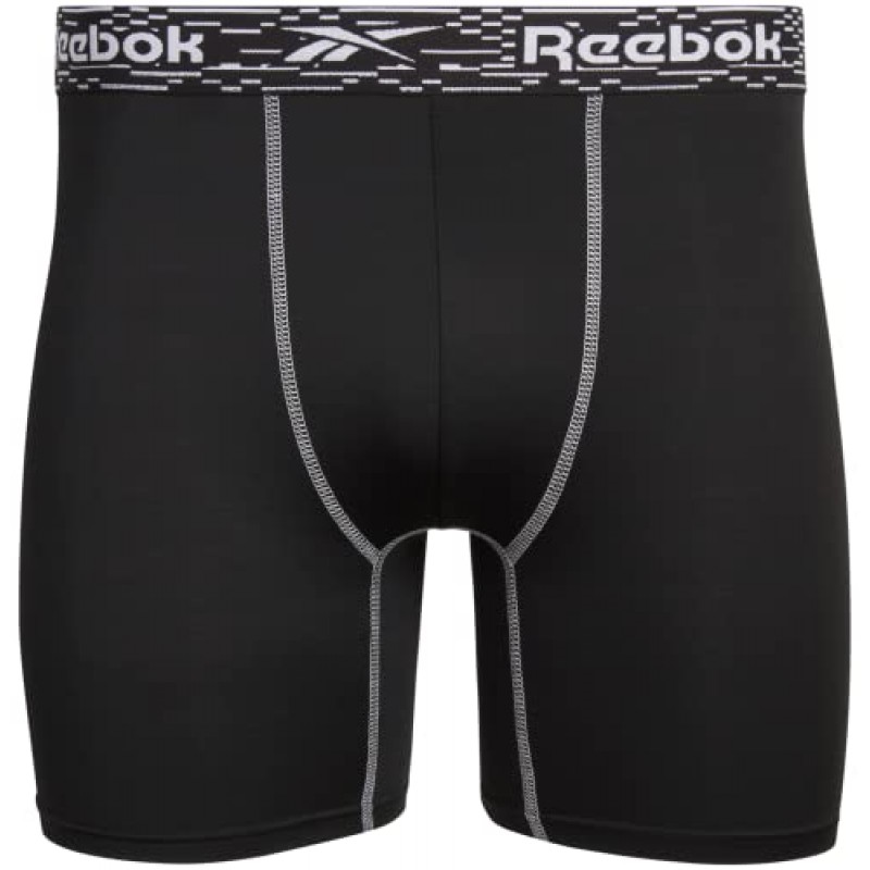 Reebok 남성용 3팩 퍼포먼스 속건성 수분 흡수 복서 브리프