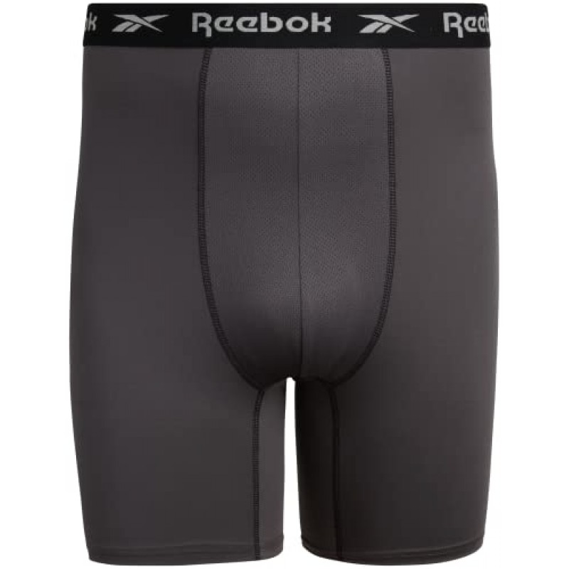 Reebok 남성 속옷 – 크고 키가 큰 긴 다리 퍼포먼스 복서 브리프(3팩)(2XL – 4XL)