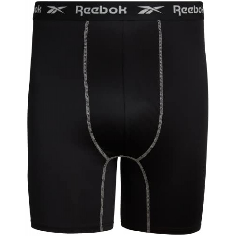 Reebok 남성 속옷 – 크고 키가 큰 긴 다리 퍼포먼스 복서 브리프(3팩)(2XL – 4XL)