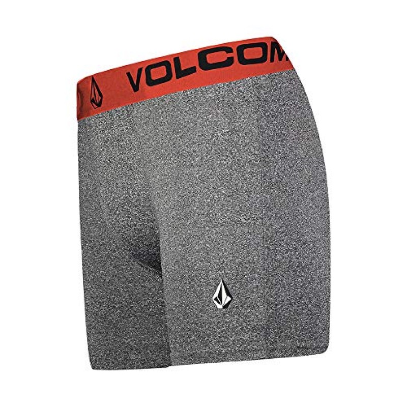 Volcom 남성 복서 브리프 4팩 폴리 스판덱스 퍼포먼스 복서 브리프 속옷