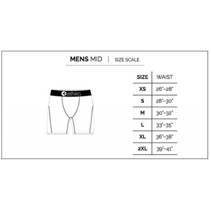 Ethika 남성 MID 복서 브리프 | 투나미 블리지