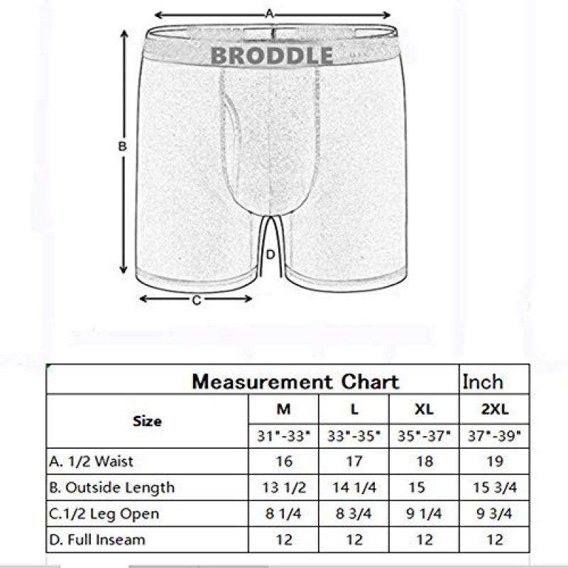 BRODDLE 남성용 패키지 및 엉덩이 패딩 속옷 강화 복서 브리프…